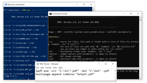 Command Line PDF Converter