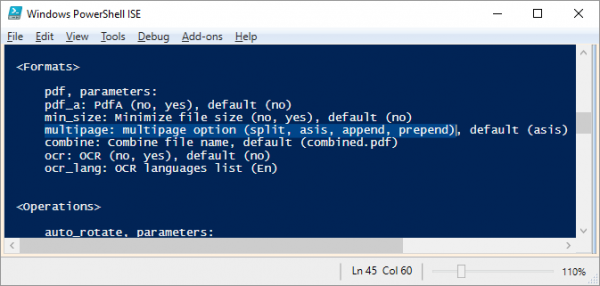 2PDF multipage option to merge files via CLI