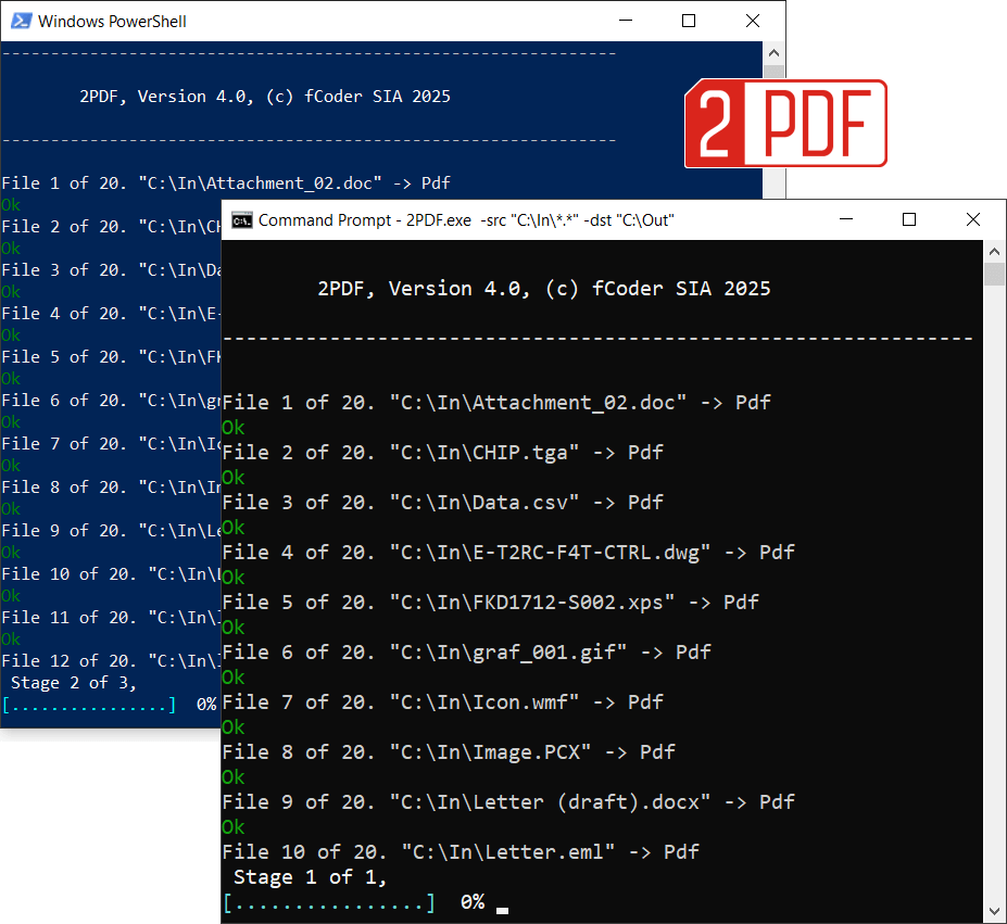 Batch convert to PDF from Command Line Batch convert to PDF from Command Line