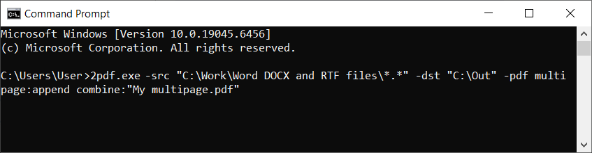 Merge multiple Word and RTF files into one PDF Merge multiple Word and RTF files into one PDF